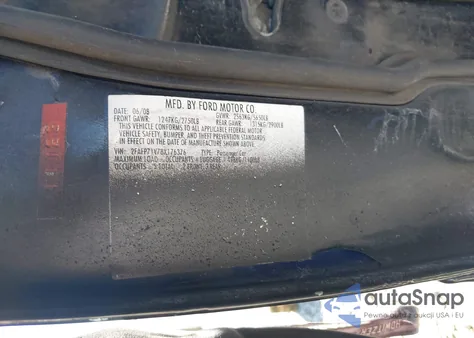 2008 Ford Crown Victoria Police/Police Interceptor z USA, uszkodzony, nr VIN 2FAFP71V78X176376